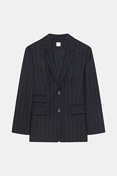 W Collection Black Glitter Striped Jacket