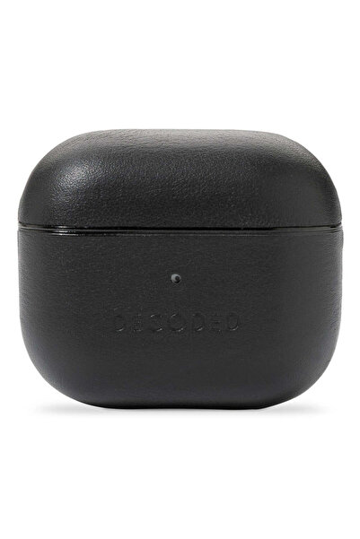 Epico Husă de protecție Decoded AirCase pentru AirPods 3, piele, neagră