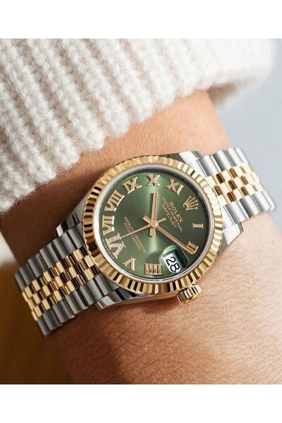 U ADİEU GOLD DATEJUST KADIN KOL SAATİ