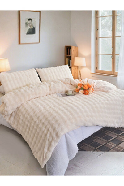 Get Ready Σετ γούνινης παπλωματοθήκης 160 x 200 & 1 μαξιλαροθήκη - 6 χρώματα