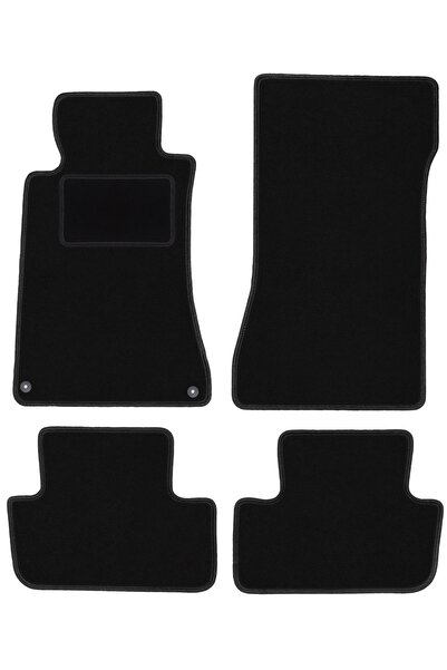 Other Covorașe negre din velur pentru: Mercedes CLK W209 coupe (1997-2009)