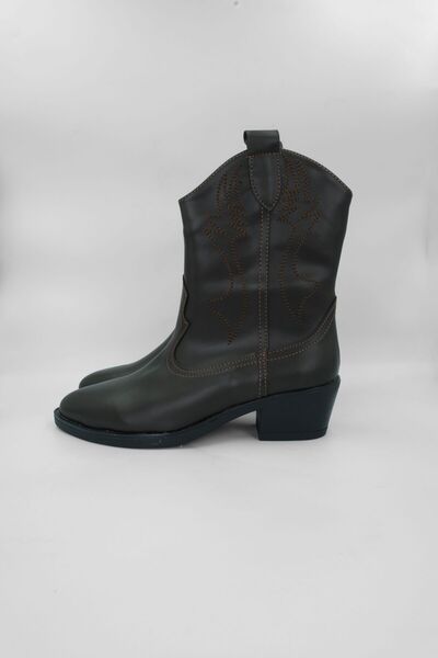 MEDUSA SHOES Nakışlı Kovboy Model Bot