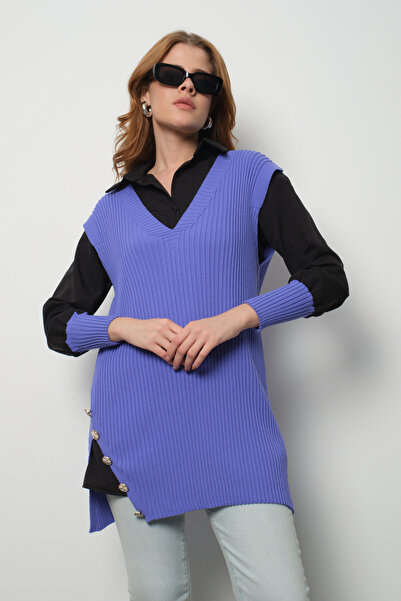 Clothes Fast Ribbed Knit Sweater Shirt Double Combination