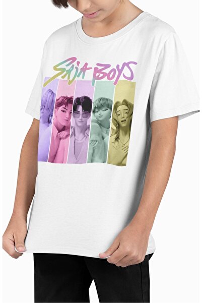 Fuddy Moda Παιδικό μπλουζάκι Saja Boys Characters με τύπωμα , Unisex Kpop Dem...