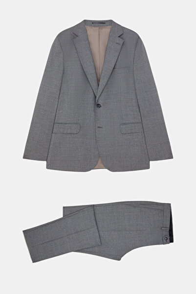 W Collection Gray Buttoned Suit