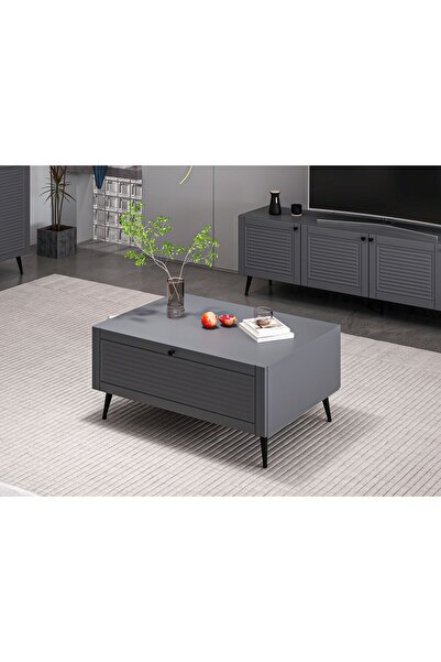 Minar Kale Orta Sehpa Pandor Antrasit/Antrasit