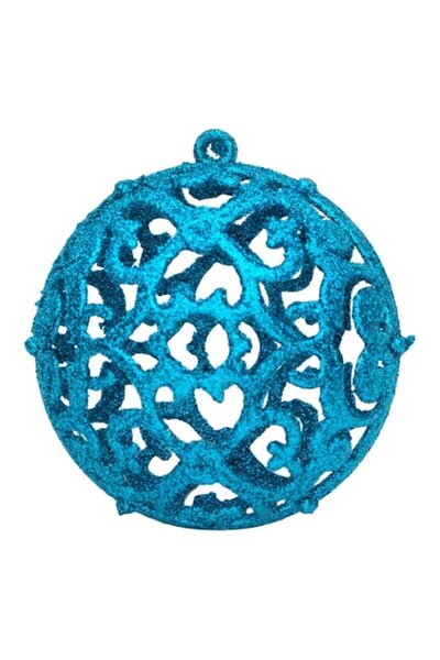 ANTBRO Set globuri perforate pentru brad de Crăciun, South Perfect Decor, 6 b...