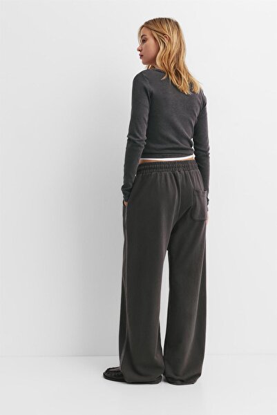 Pull & Bear Oversize yıkanmış eşofman altı