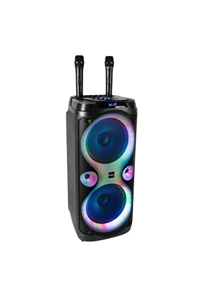 Ibiza Sound Boxă portabilă, COLUMBA-KARAOKE, 700W, Bluetooth, USB, microSD, AUX și microfon, neagră