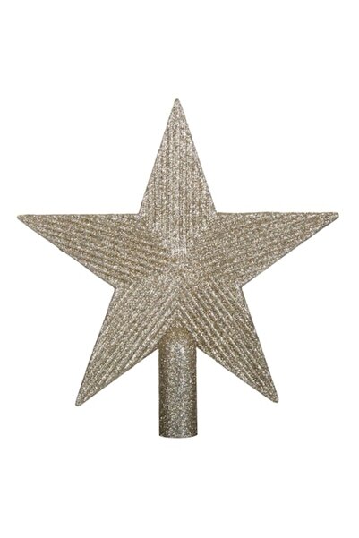 offlimits Stea decorativă strălucitoare pentru brad de Crăciun, DecorCasa, 21 cm