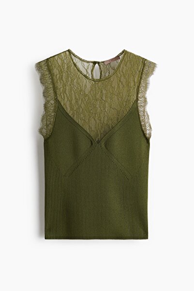 H&M Lastik Örgülü Üst