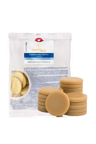 Xanitalia Depilatory Wax Discs, Elastic, Xanitalia, Chlorophyll, Honey, Aloe Vera, 500g