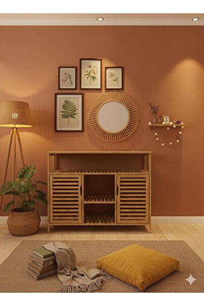 Yıldıray Metal Bambu Çift Kapaklı Organizer