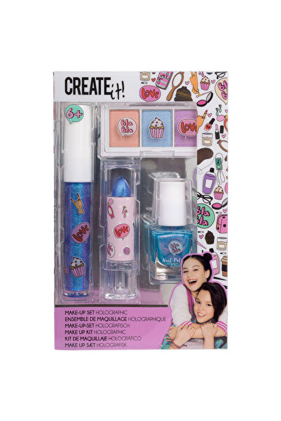 Create It Σετ ολογραφικού μακιγιάζ 4 τεμαχίων για κορίτσια