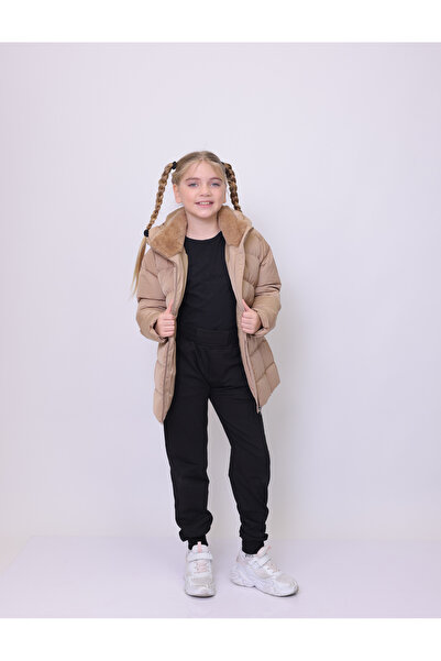 PIQUE Children's Coat Hooded Puffer Girl's Coat
