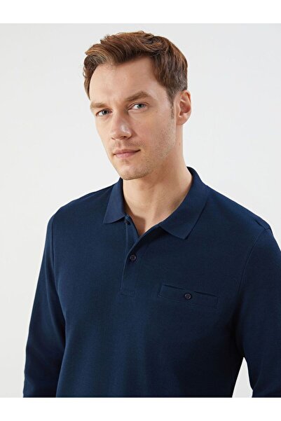 LC Waikiki LCWAIKIKI Classic Polo Collar Long Sleeve Men's Sweatshirt