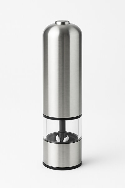 One Step Beauty Pilli Tuz ve Karabiber Öğütücü – Paslanmaz Çelik Baharat Değirmeni