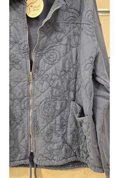 Park Moda Jachetă matlasată cu model în relief