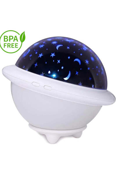 buz Lumină de noapte cu constelație în stil OZN pentru copii, 3 culori, lumin...