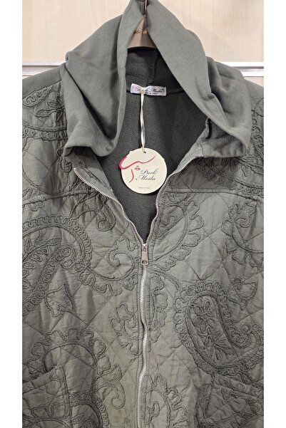 Park Moda Quilted Jacket Shawl Pattern Embossed