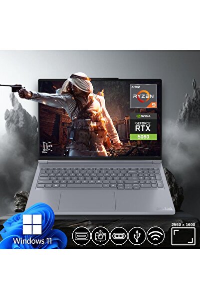 LENOVO Thinkbook G6 Ryzen9 8940HX 32GB 1TB Nvme SSD 8Gb RTX5060 21U00013TX AT...