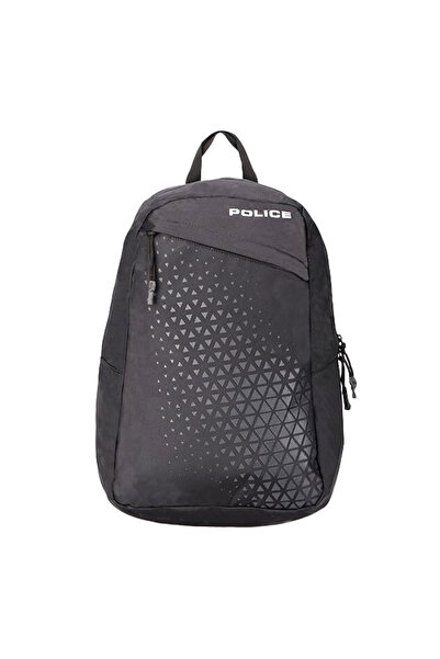 Police Lopiro Slim waterproof backpack, 15.6 inch, 15 x 30 x 45 cm, black/gray