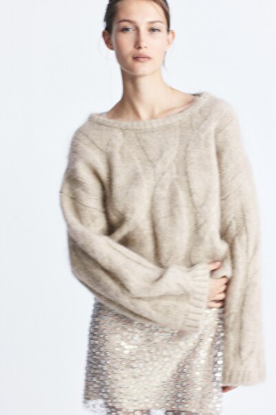 H&M Tiftik Karışımlı Kazak