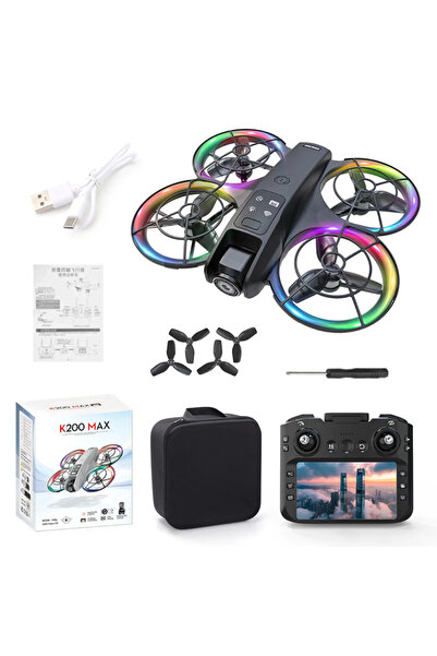 iKlassQeer Dronă cu cameră reglabilă și telecomandă cu ecran 4.3” – autonomie 15 min