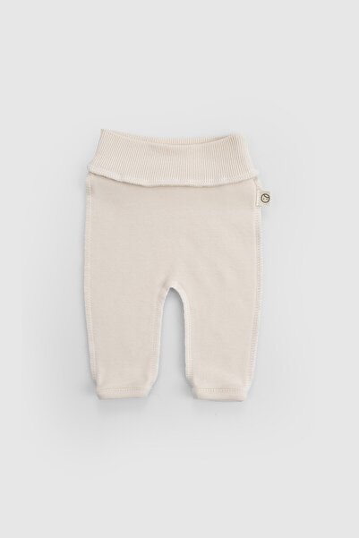 Little Gusto Ters Dikişli Organik Pamuk Ekru Prematüre Kruvaze Takım