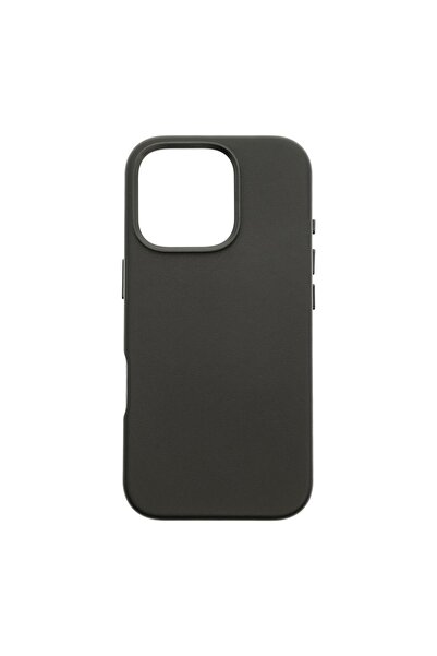Dviced Husă de protecție pentru iPhone 16 Plus, piele, neagră