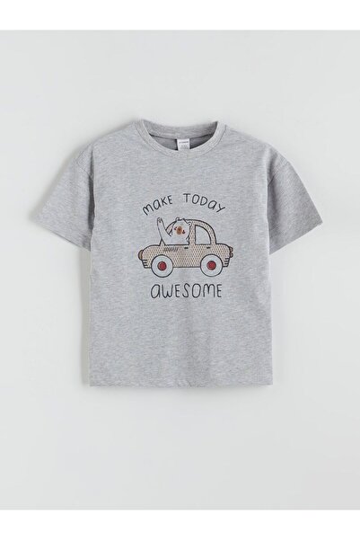 LC Waikiki Lcw Eco Crew Neck Boys' T-Shirt and Shorts