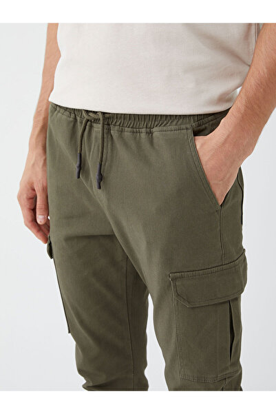 LC Waikiki Slim Fit Gabardin Erkek Jogger Pantolon