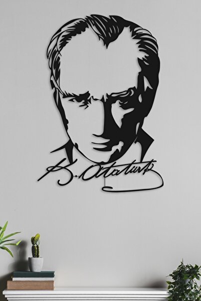 ARTUNGA Mustafa Kemal Atatürk Metal Tablo - 2mm Kalınlıkta Metalden Üretilmiş...