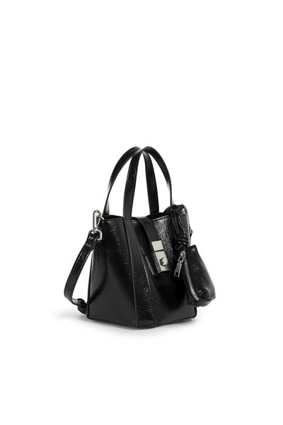 Twist Double Piece Bag with Metal Buckle