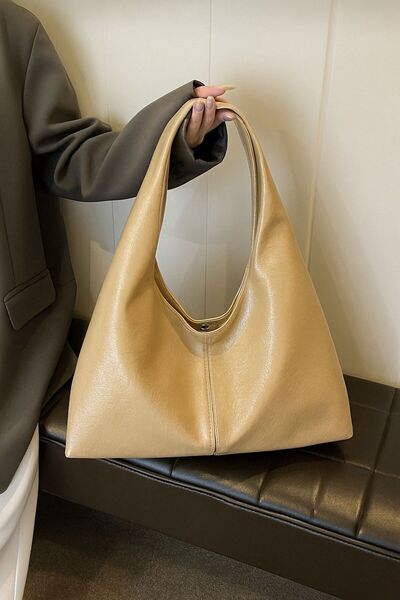 Handley Geantă de umăr și de mână din piele de lux cu închidere magnetică