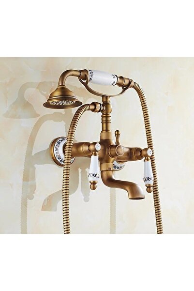 Trendy's Baterie cada , montare pe perete ,bronz antichizat , monocomanda