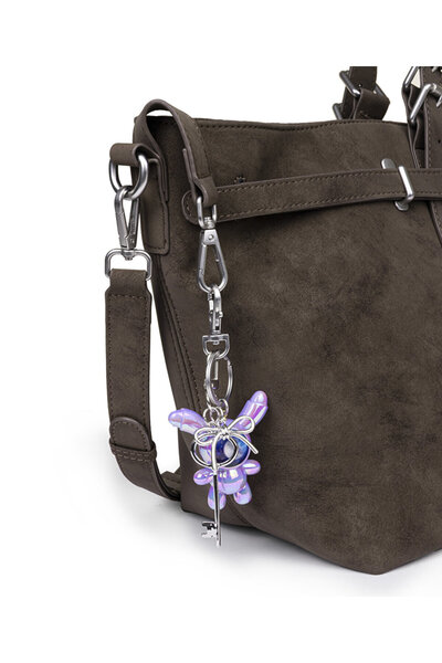 Twist Double Strap Metal Buckle Bag