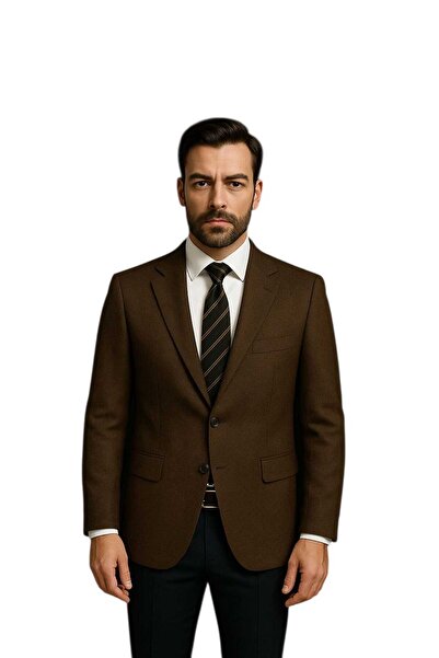 güncüoğlu Two Buttons 4 Drop Relaxed Fit Men's Fabric Jacket