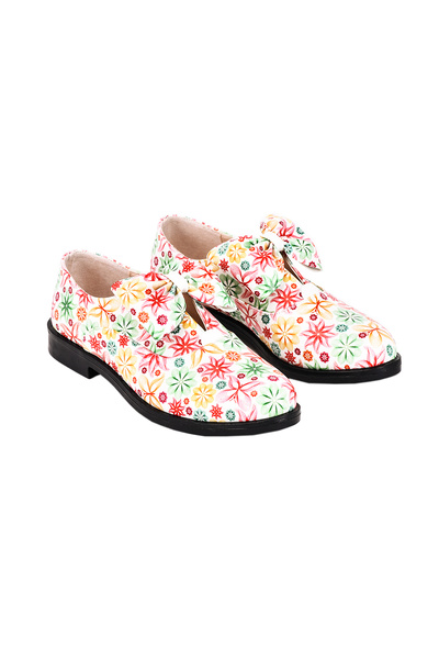 JustBow Printed Colorful Design Women's Shoes