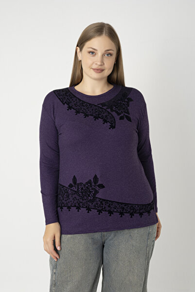 Orly More Shardonlu Winter Viscose Fabric Printed Combed Cotton Blouse