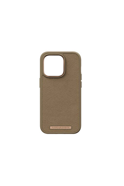Njord Husă de protecție Suede Comfort+ pentru iPhone 14 Pro Max, culoarea cămilă