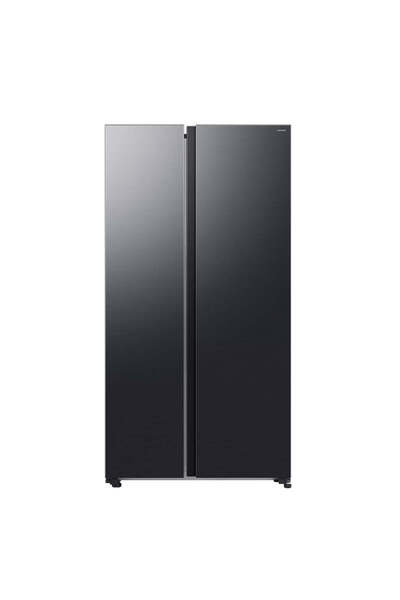 Samsung Bespoke AI Side-by-Side Refrigerator RS70F65Q1FAE - 655L, Black