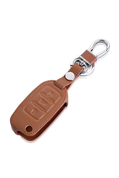 OEM -leather key case for Volkswagen VW Polo Golf Passat Beetle Caddy T5 Up Eos Tiguan Jetta Skoda Oc