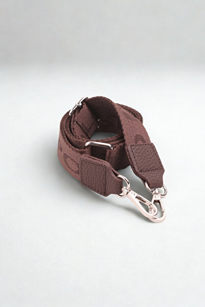 Just Polo Brown Original Multi-Compartment Wide Strap Women's Shoulder Bag Suitable for Daily Use