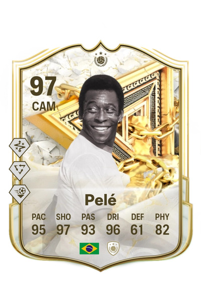 BERKANTTP بطاقة بيليه إف سي 25 فوت أيكون فوت كارد من سلسلة إيمورتالز