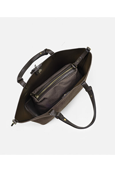 İpekyol Double-Piece Bag with Contrasting Texture