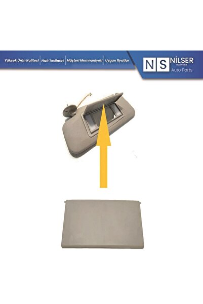 NS Nilser Auto Parts Κάλυμμα καθρέφτη ηλιοπροστασίας Opel Astra J Μπεζ