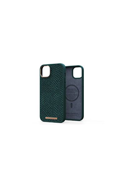 Njord Husă de protecție Somon cu MagSafe pentru iPhone 14 Plus, piele, verde