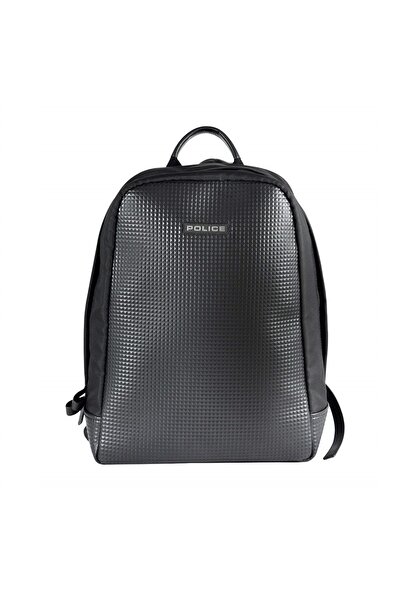 Police Pyramid Multi-functional waterproof backpack, 14 inch, 27 x 12 x 39 cm, nylon, black