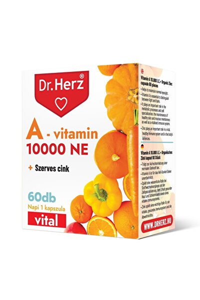 Dr Herz Capsule vitamina A 10000 UI + zinc 60 buc